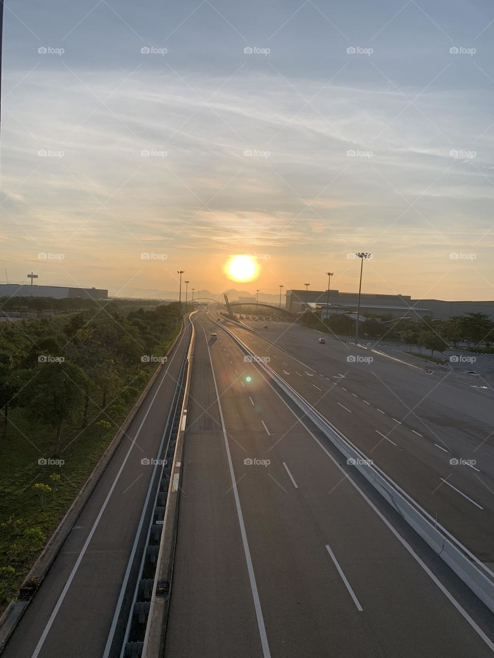 Sunrise in Penang 2nd bridge
