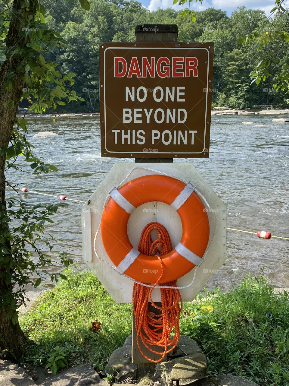 River swimming outdoors 