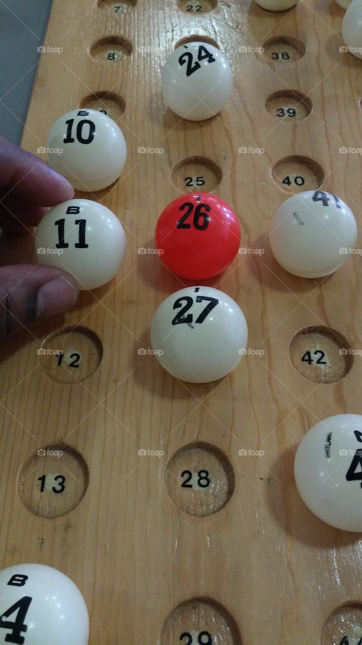 number 11 Bingo Ball