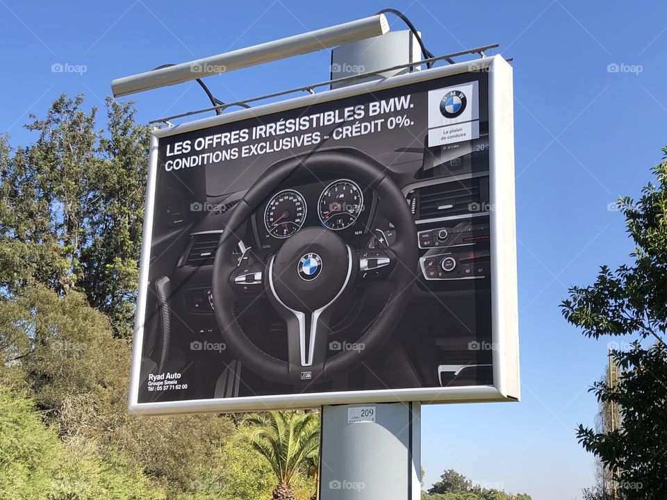 BMW advertising 