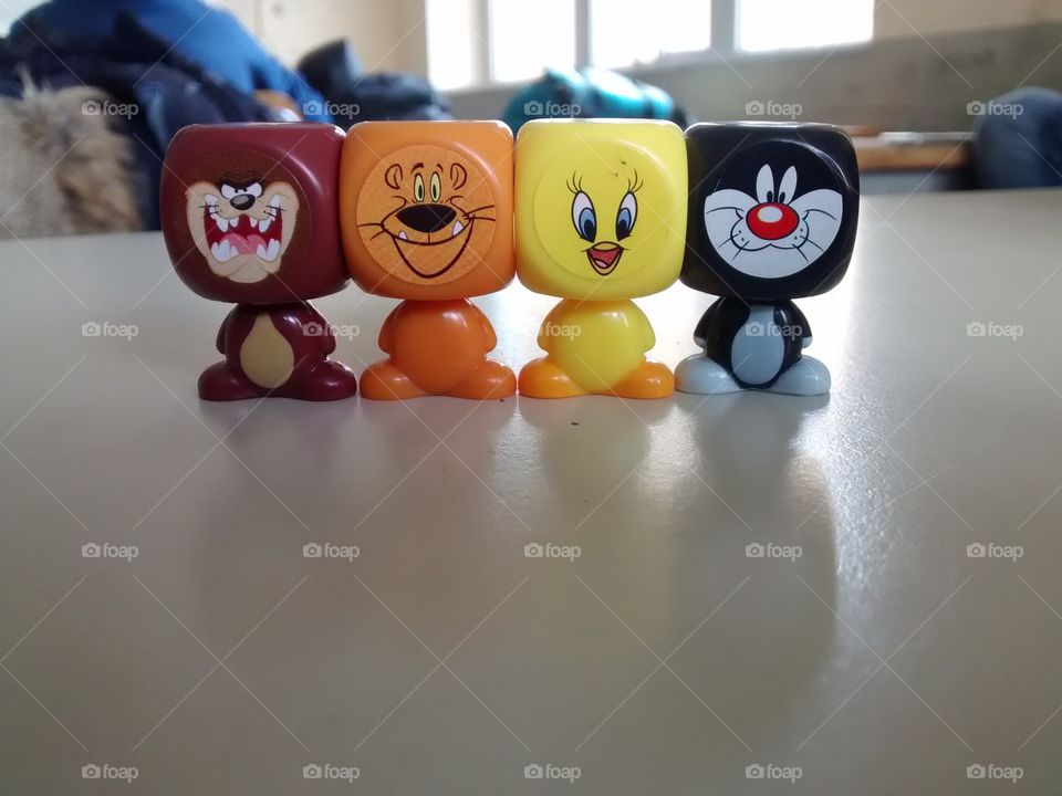 baby looney tunes. four small gadgets of looney tunes, sweet and cuddly