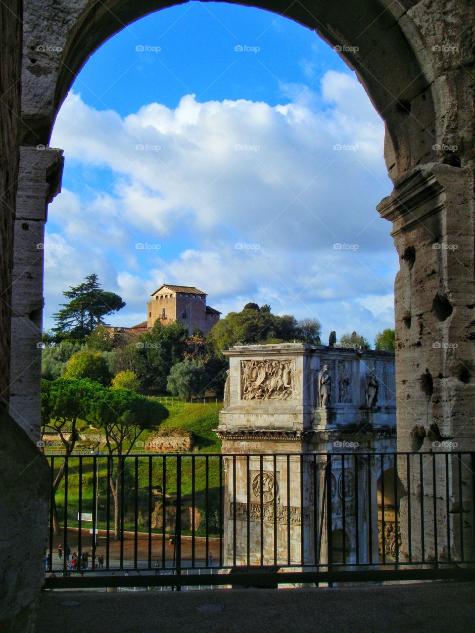 view from the coliseum