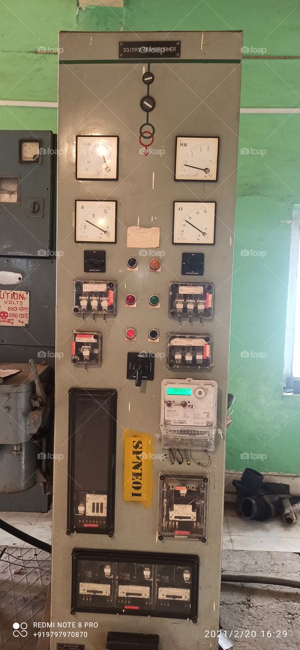 33Kv Control & Relay panel