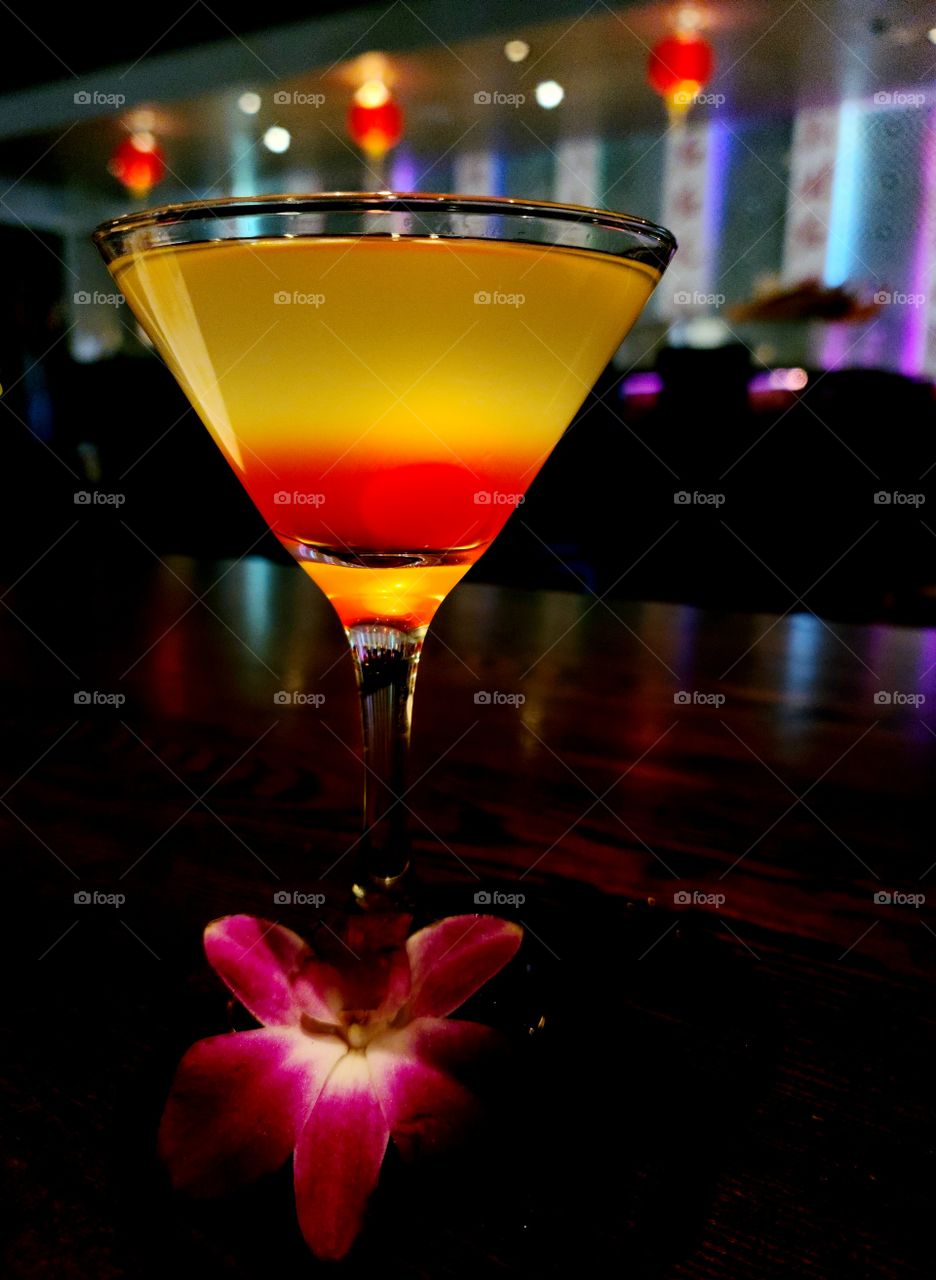 Pineapple Upside Down Martini