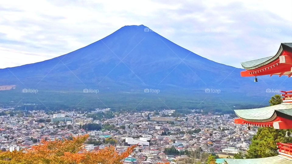 Beautiful mount Fuji,  Japan