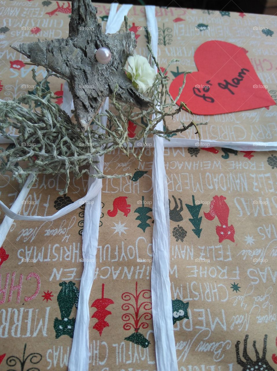 Packing Christmas presents