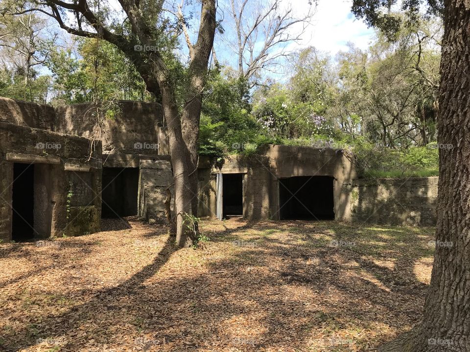 Haunted, abandoned fort
