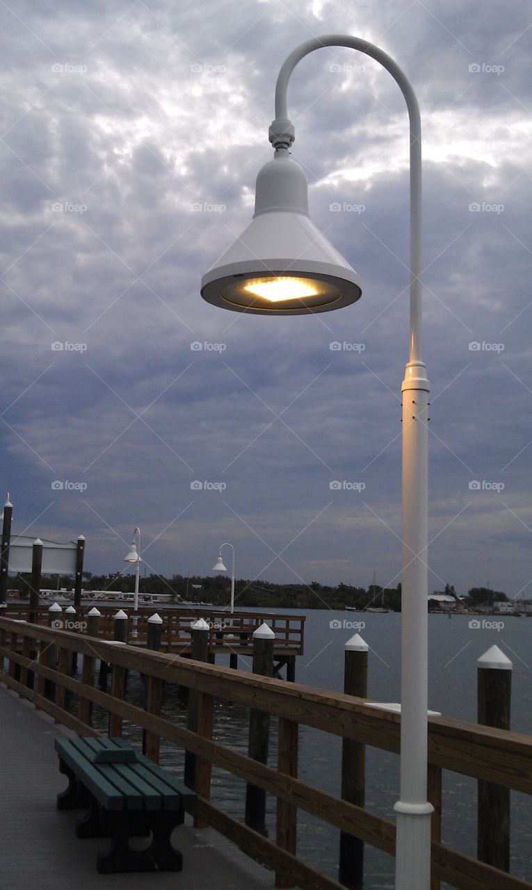 Daybreak on Pier. The Morning Catch