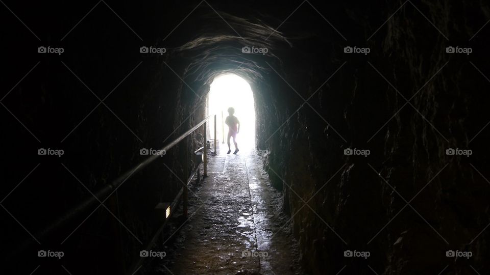 Kid in the end of the tunnel