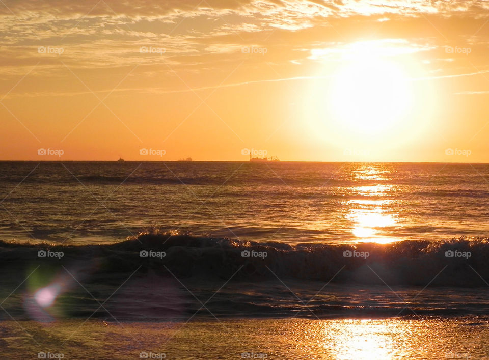 Sunrise on the Atlantic Ocean