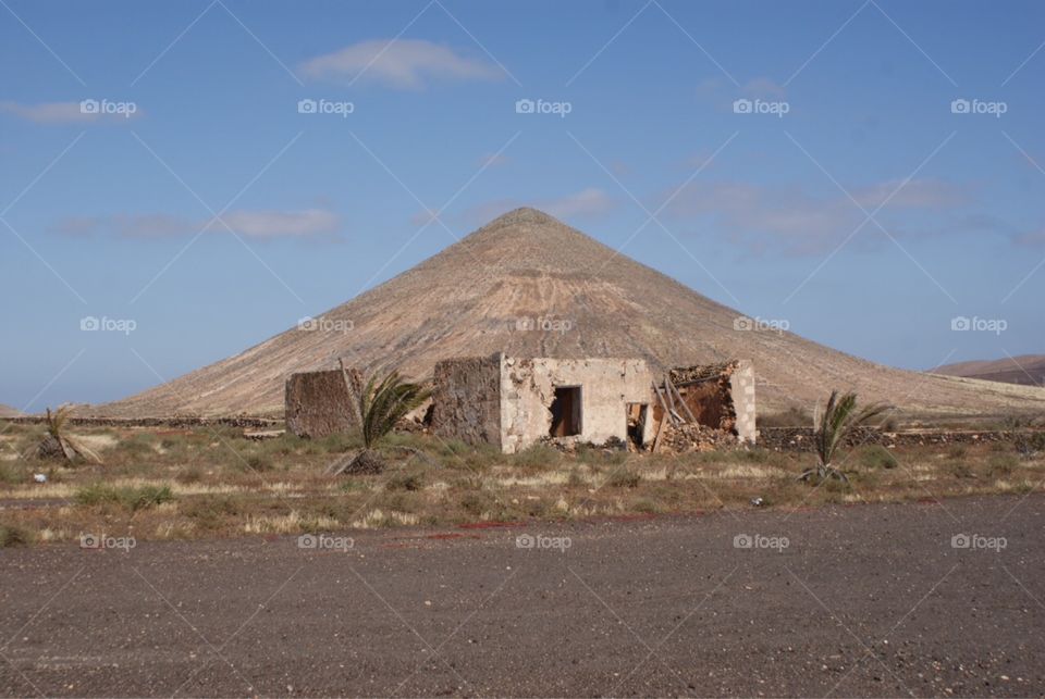 Mountain . La oliva , fueteventura 