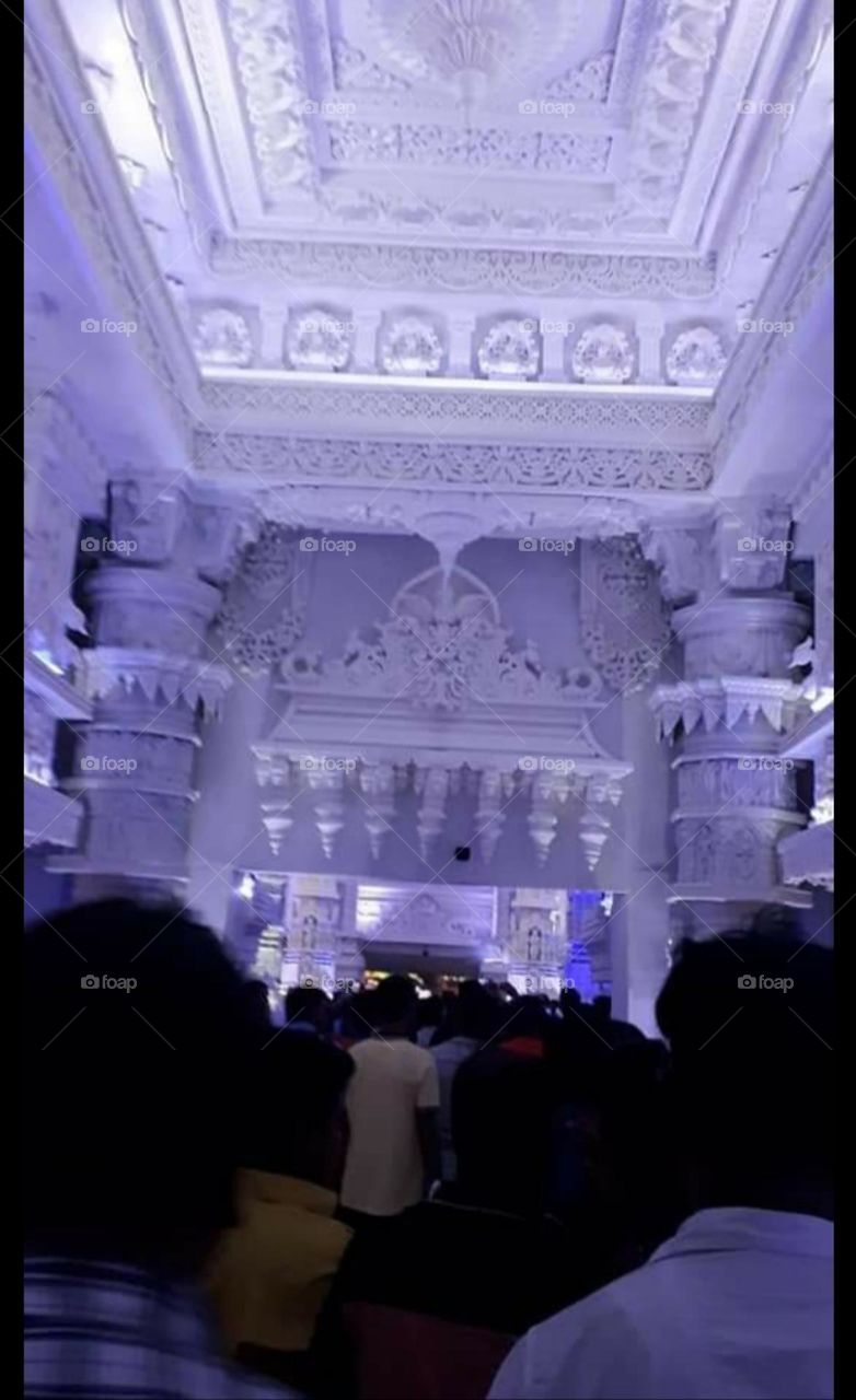 crowd at kolkata pandal's