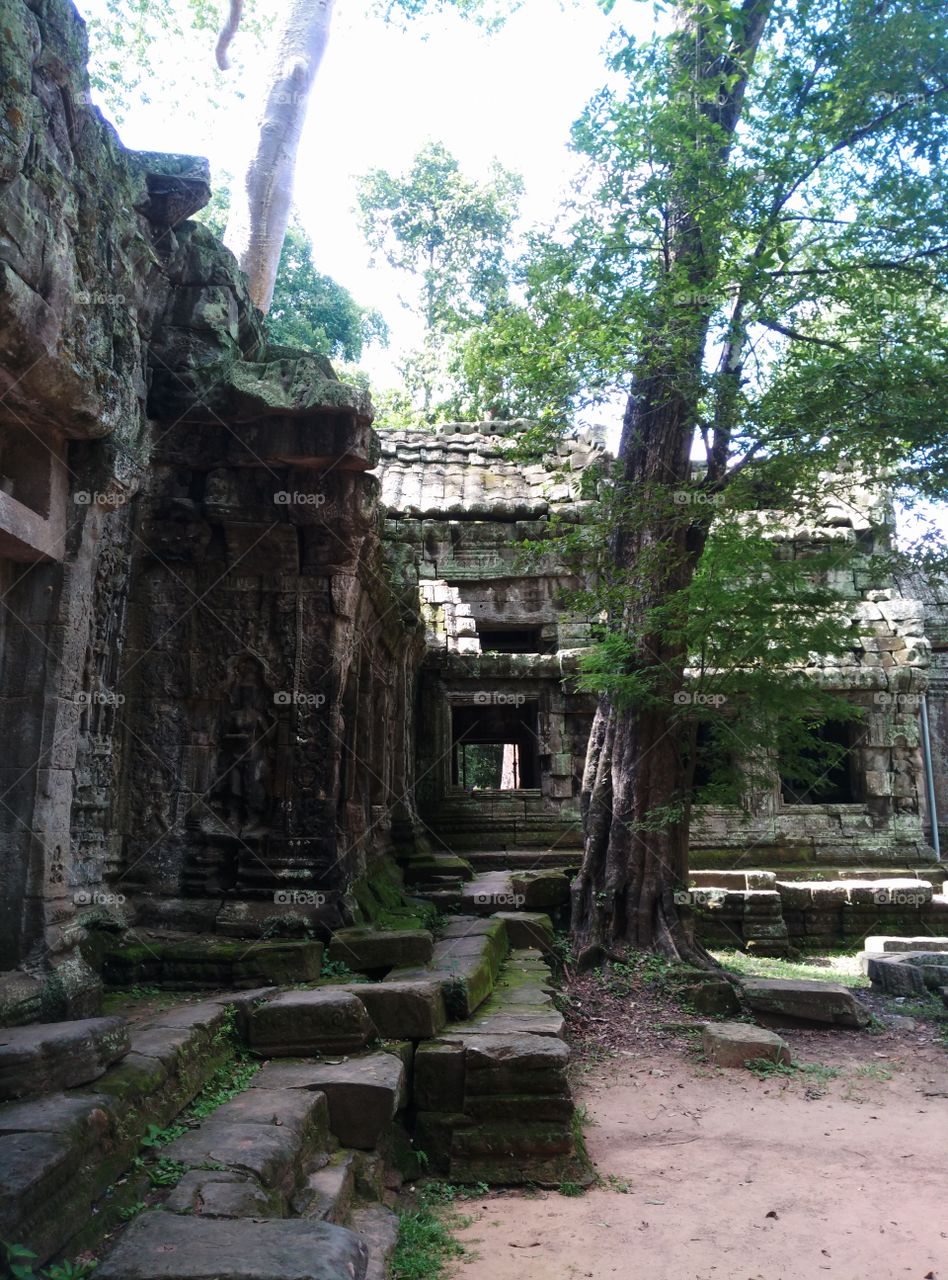 Temple courtyard