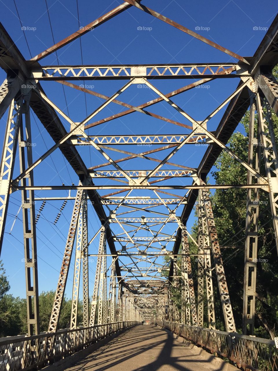 Bridge, Sky, Steel, High, No Person