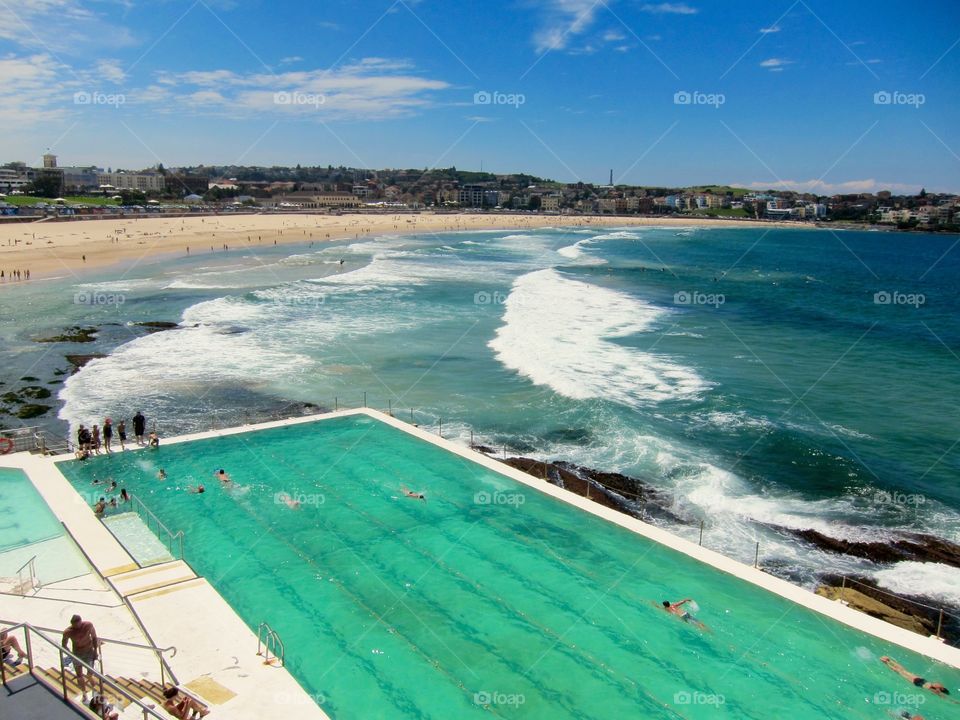 Bondi Beach Sydney Australia. Most Instagramed Beach in the World