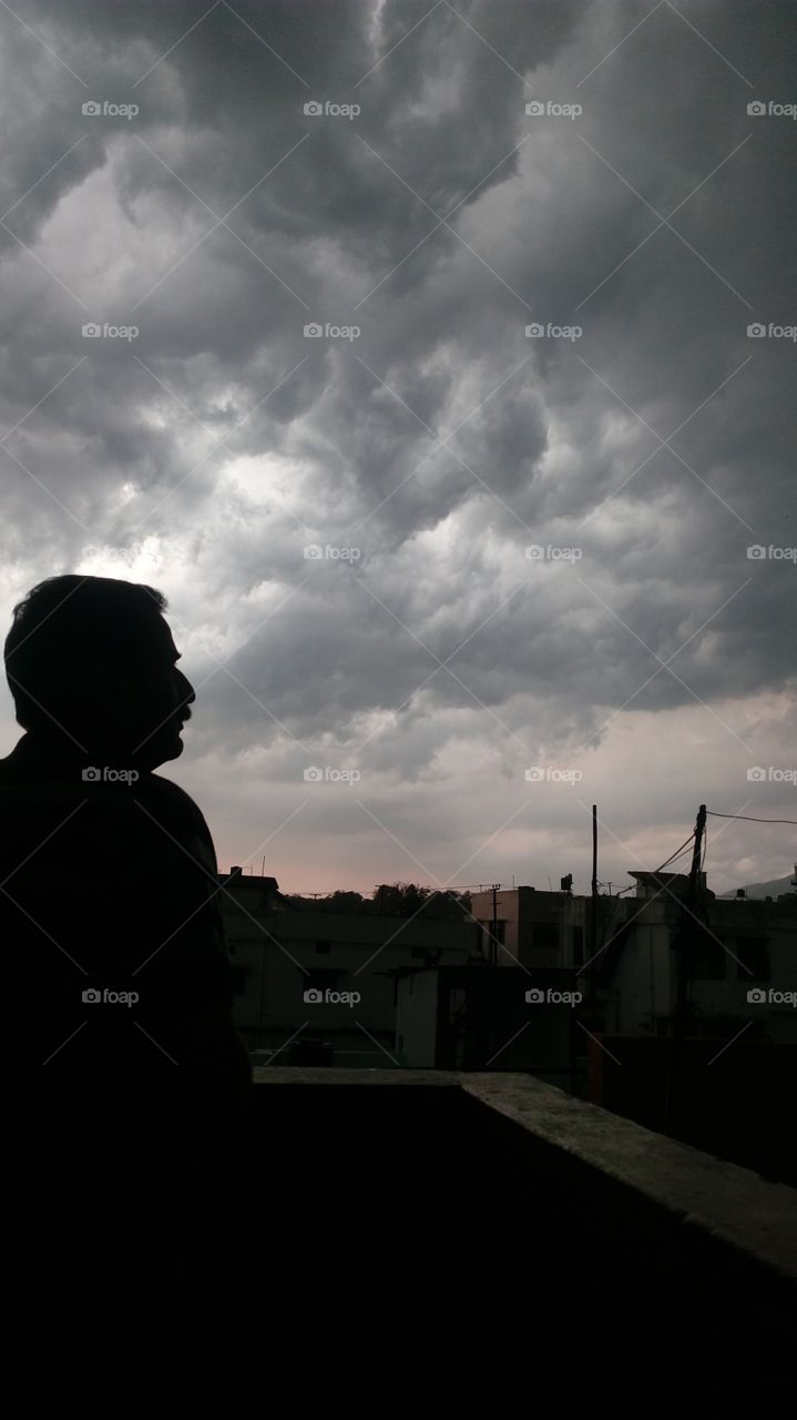 Looking at the approaching monsoon