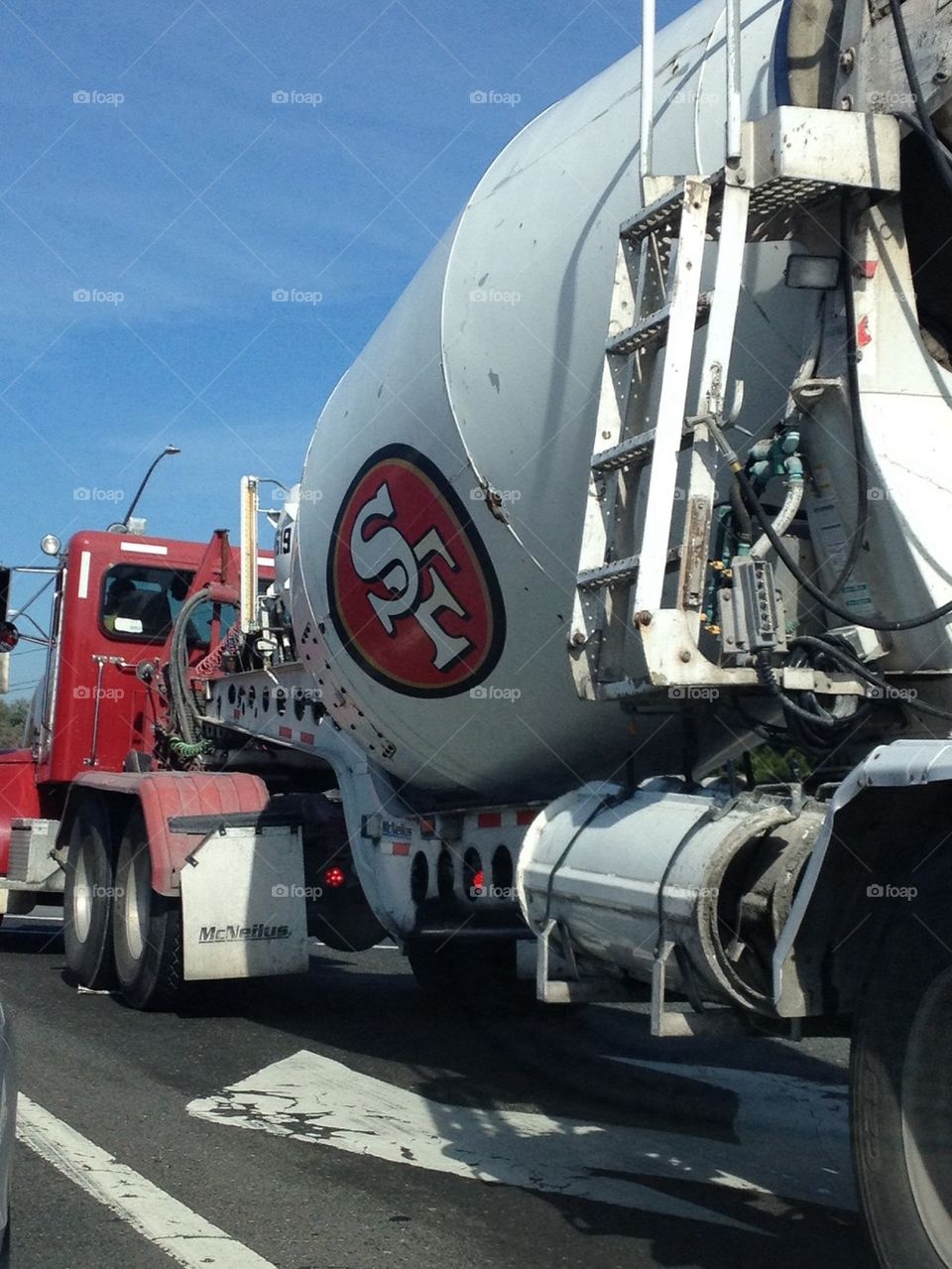 NINERS cement truck
