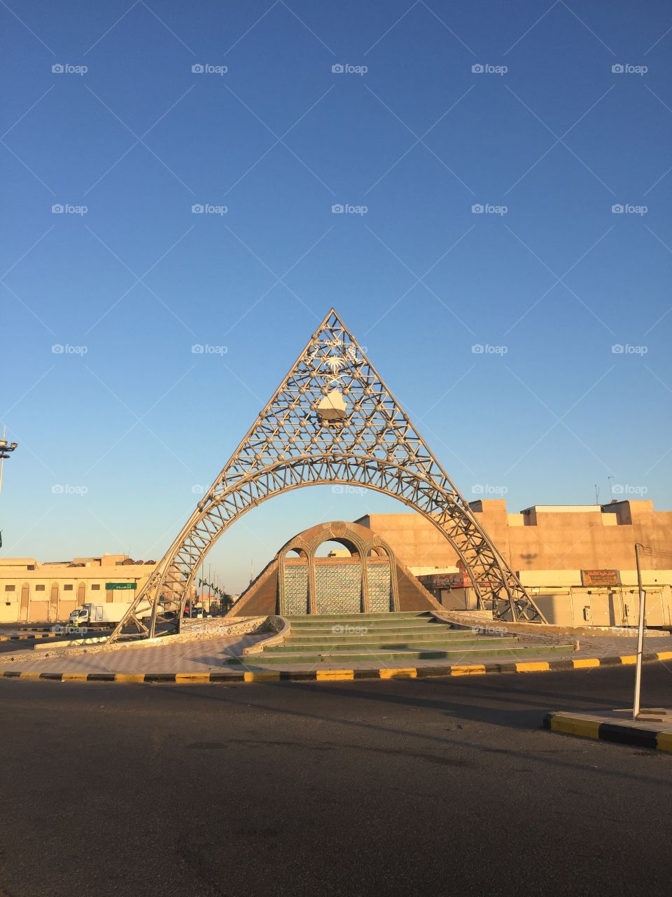 Round about landmark