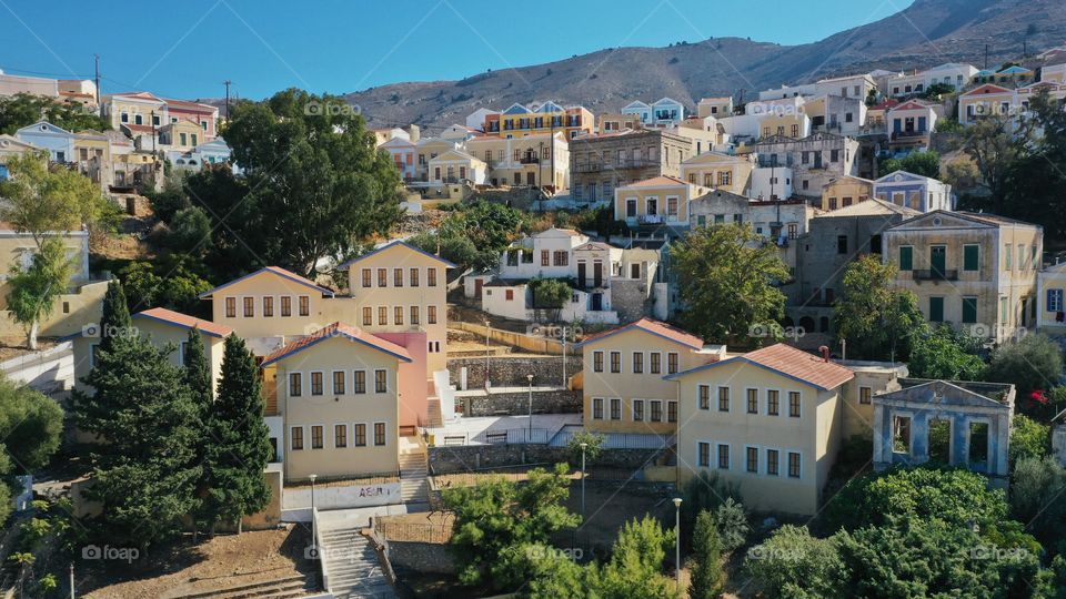 Houses on symi island 