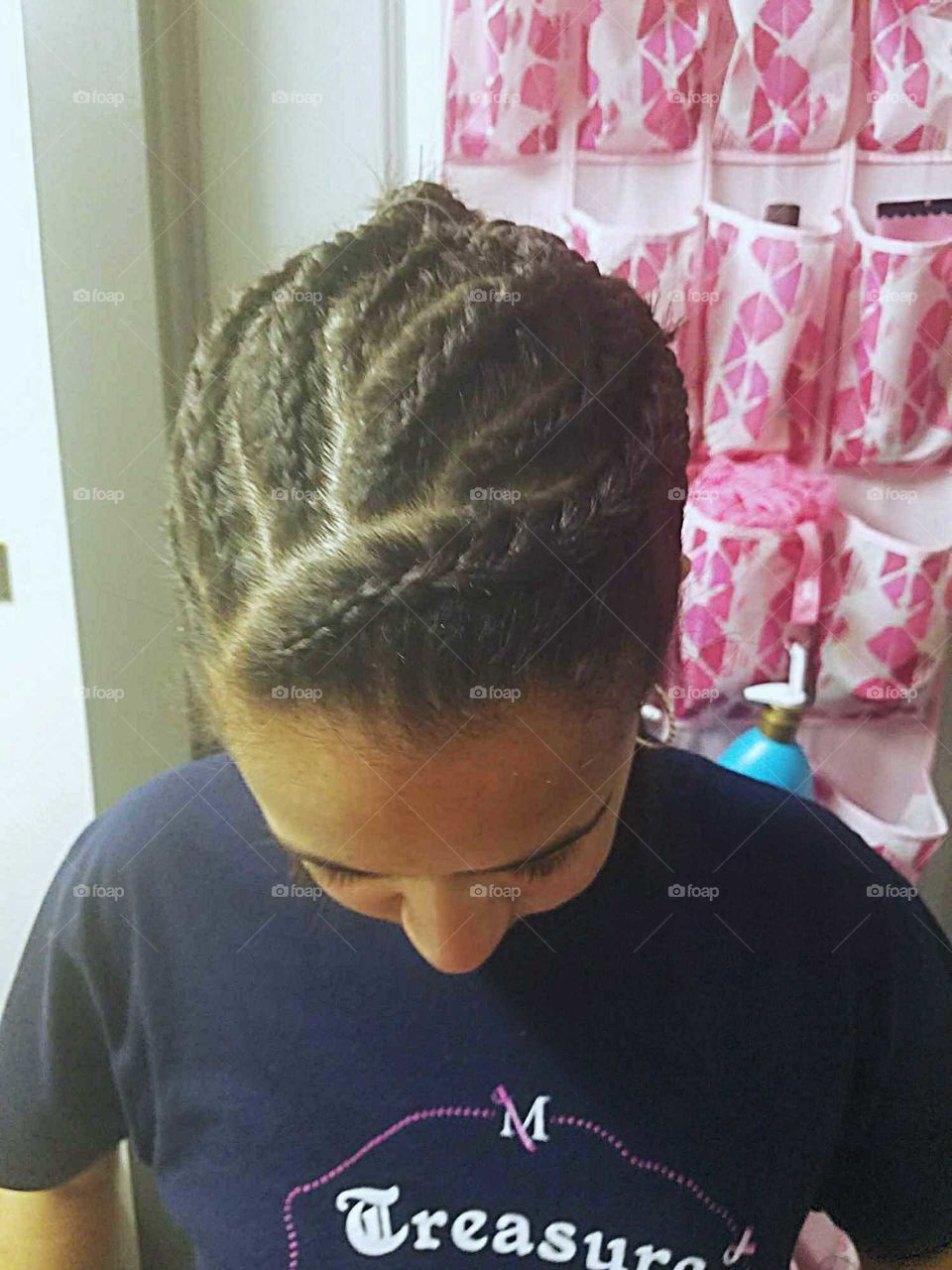 braided hair