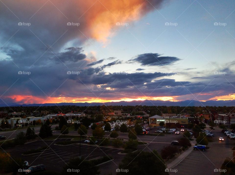 Sunset in Denver