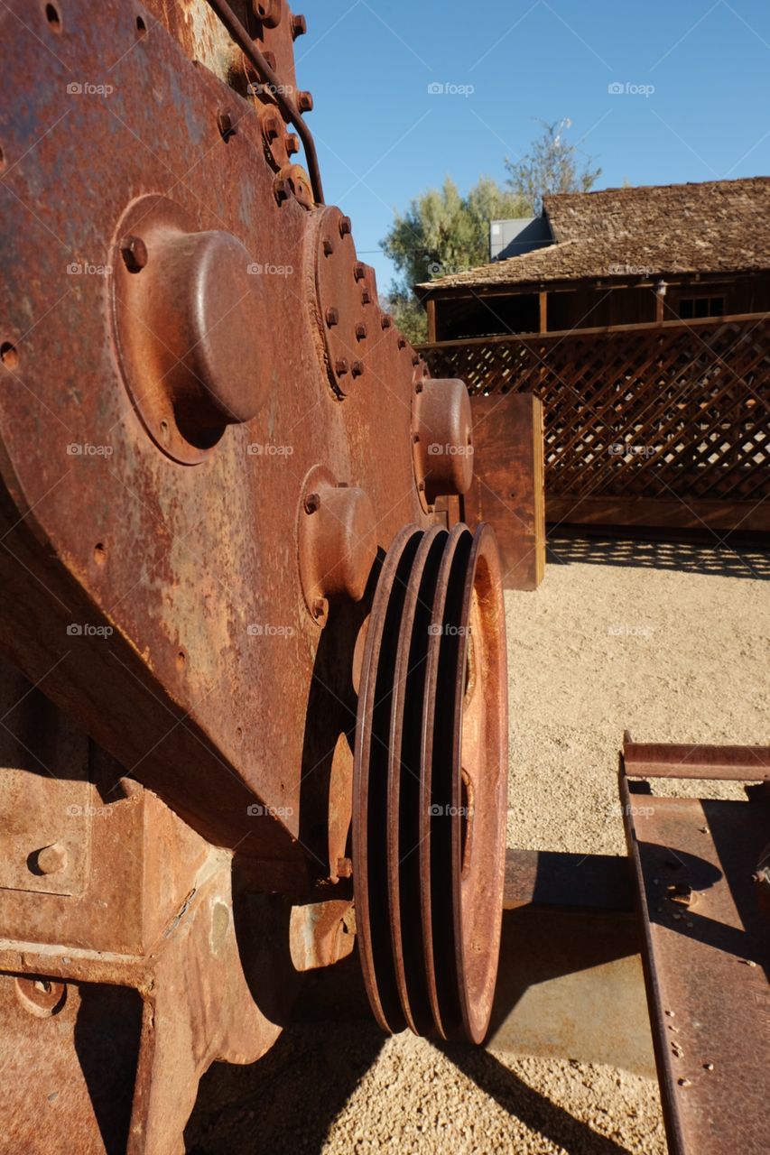 Rusted machinery 