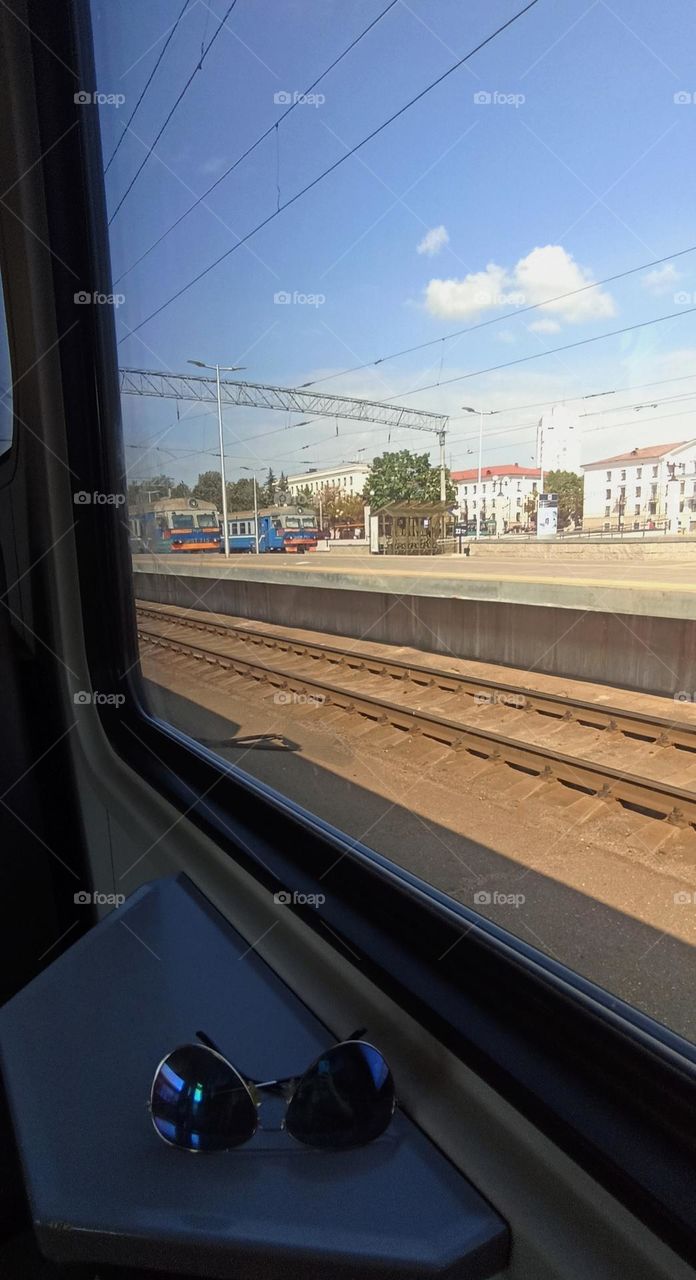 train window view, public transport