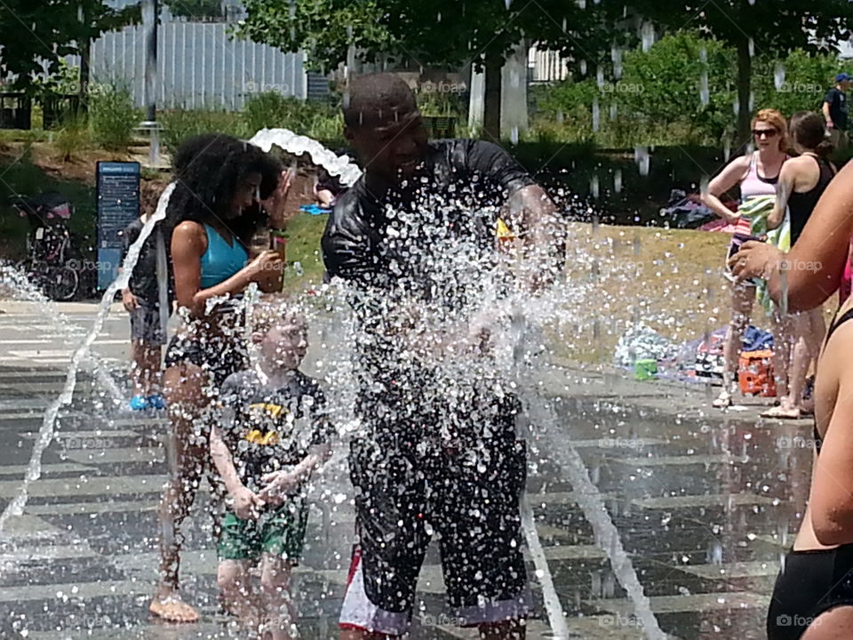 People, Woman, Water, City, Festival