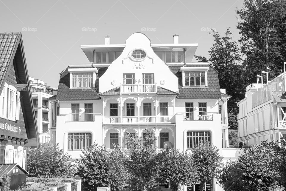 old villa on the Baltic Sea