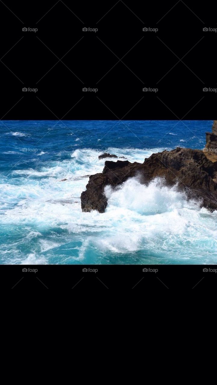 water blue hawaii oahu by gingersleetsnow