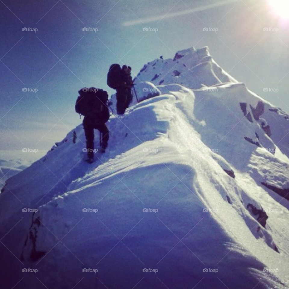 snow sky heaven mountain by tom.p.ashworth