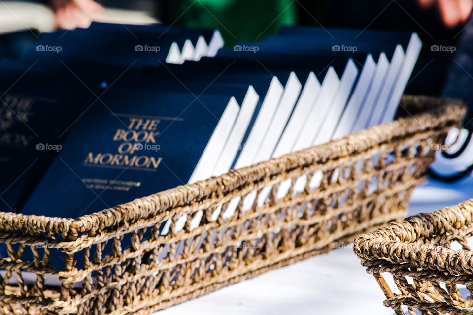 Free Book of Mormon at the car show