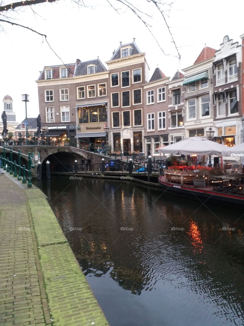 canal walk, Leiden, The Netherlands