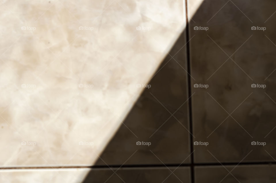 Shape Shadows On Tile Floor