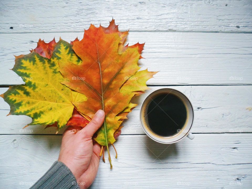 autumn and coffee