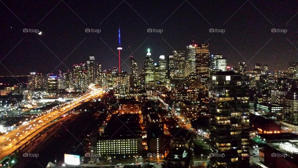 Toronto Skyline from Distillery District