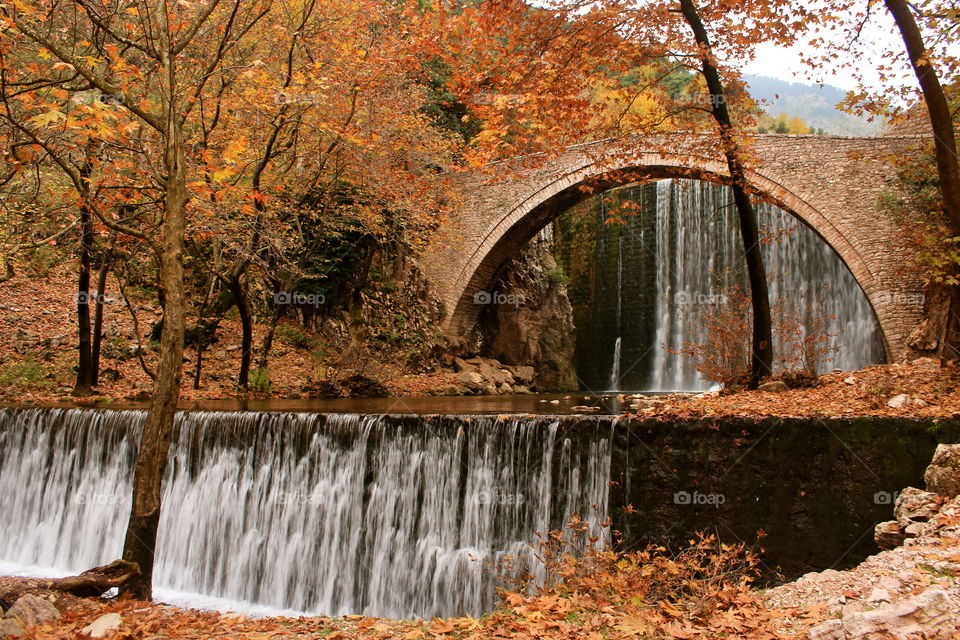 Waterfall bridge