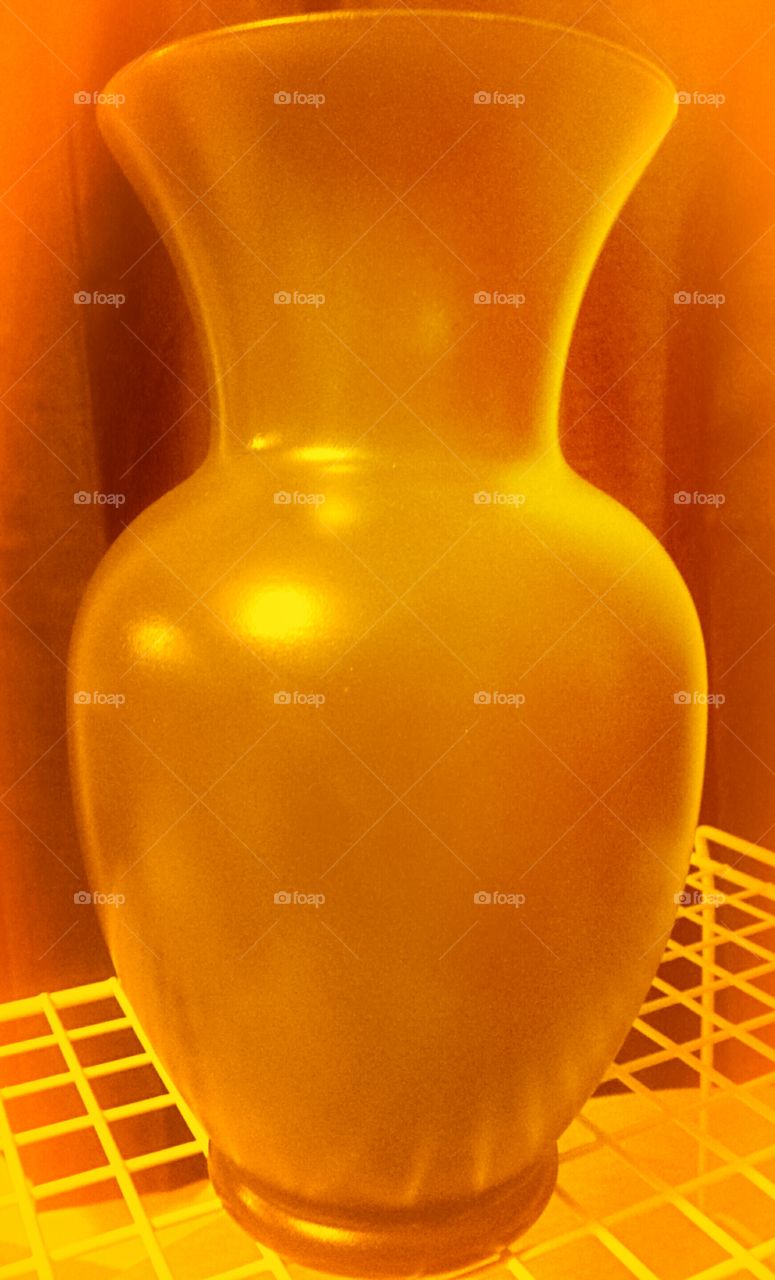 Orange vase project