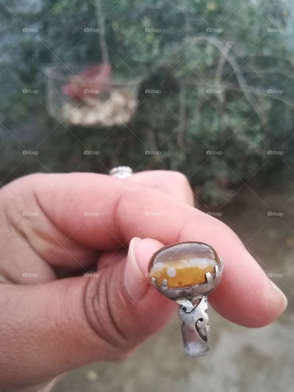 My ring with stone