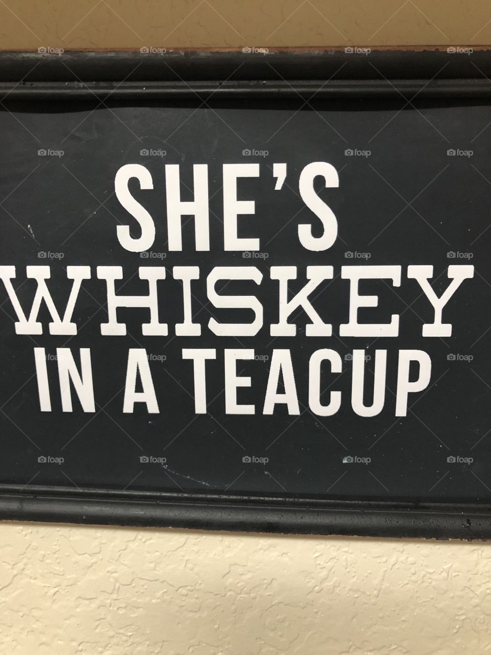 Whiskey in a teacup