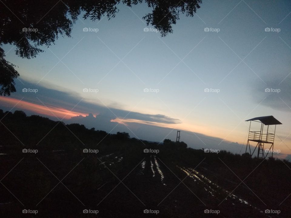 A beautiful view from my farm of my village!! Rural view!!