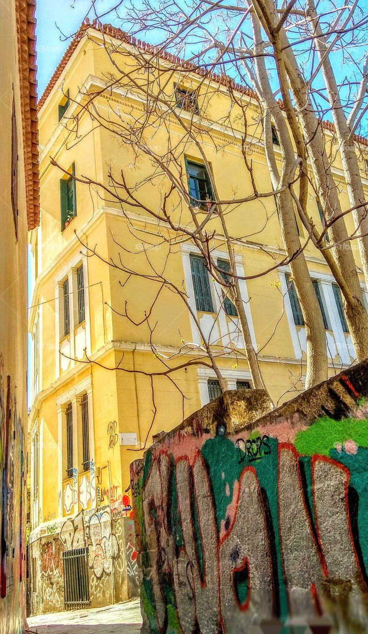 Athens plaka old town