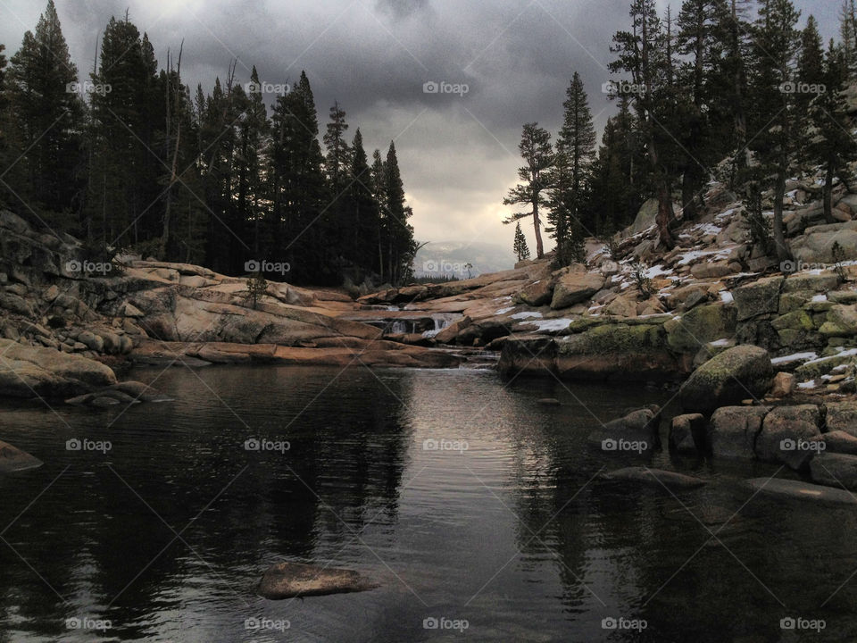 yosemite winter sierra approaching storm by pixel