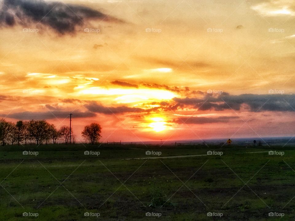 Texas sunset