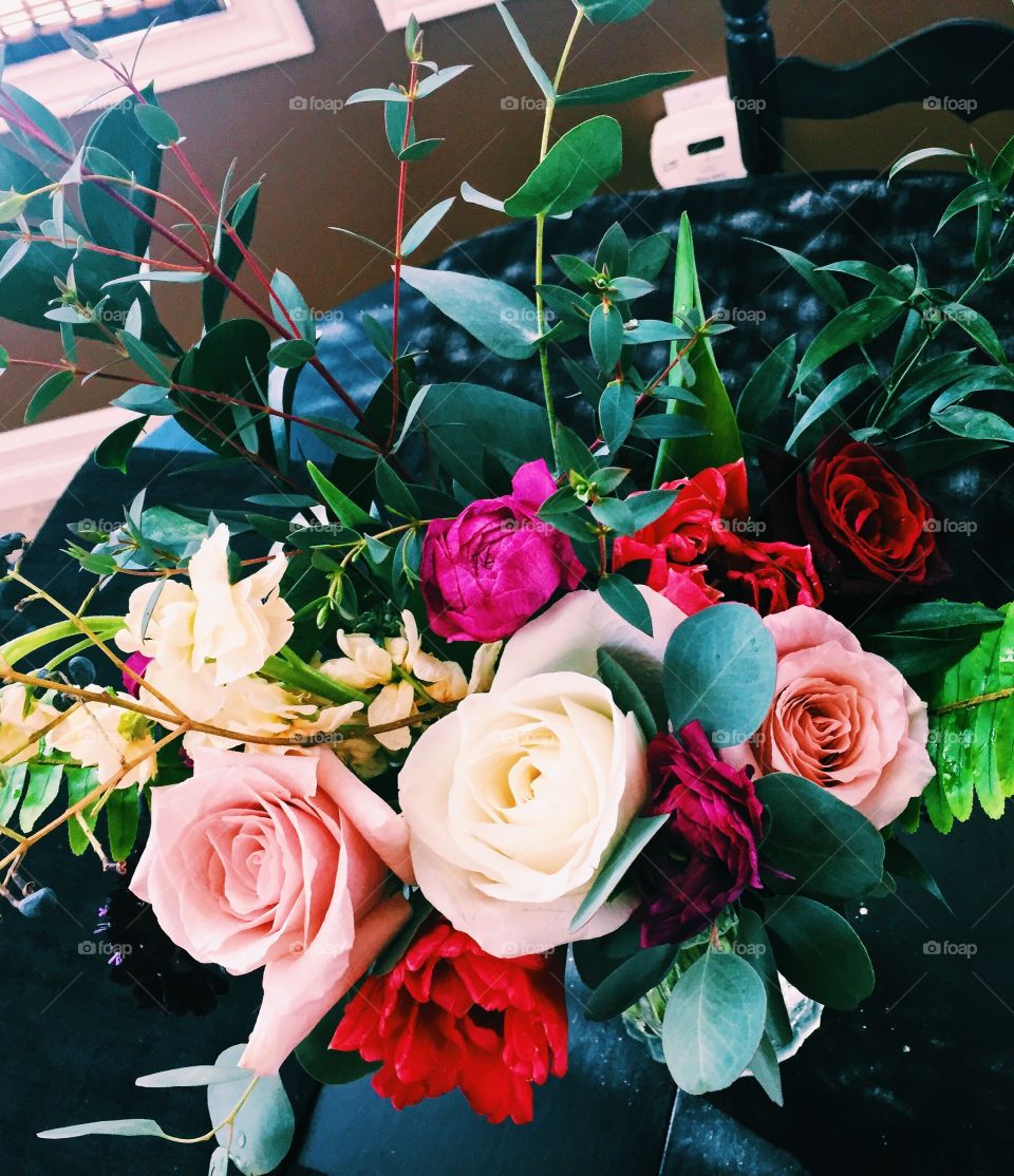 Rose, Bouquet, Wedding, Gift, Love