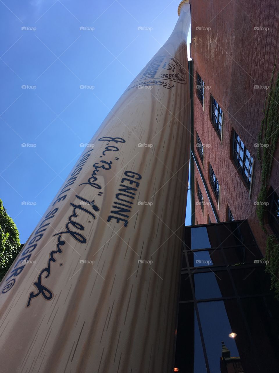 Tallest Baseball Bat - outside the Louisville Slugger factory 