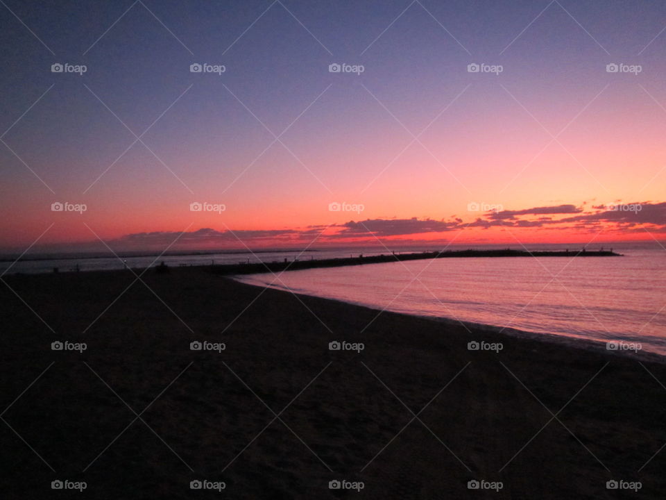 Sunset, Dawn, Water, Beach, Dusk