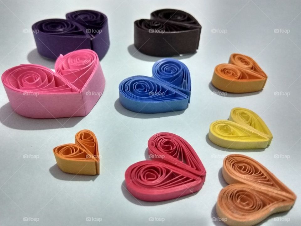 Quilling Hearts