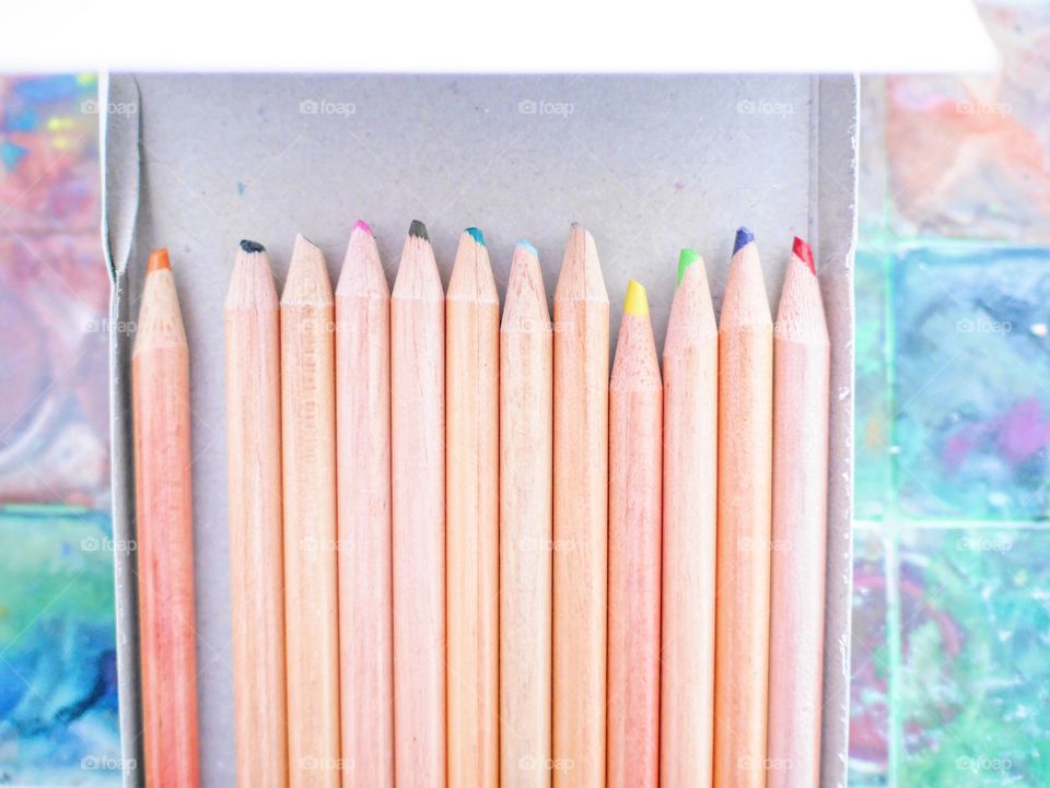 Colorful pencils 