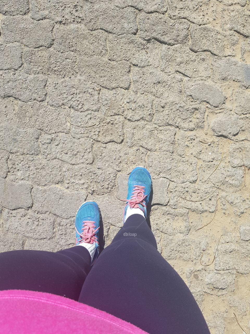 Enjoying the day for a walk